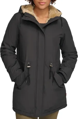 Levi's Women's Faux Fur Lined Hooded Parka Jacket