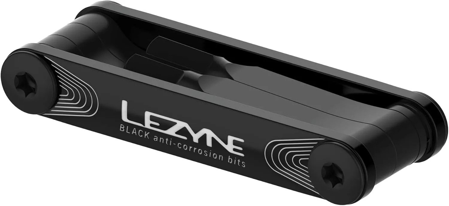 LEZYNE V PRO 5 Bicycle Multi-Tool, Anti-Corrosion Vanadium Bits, Hex 3/4/5/6mm, Cross-Head, Compact Bike Tool