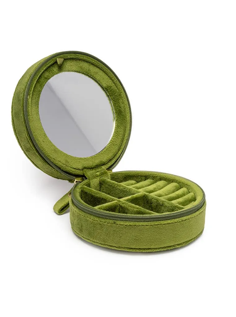 Living Royal Velvet Jewelry Zip Case Martini