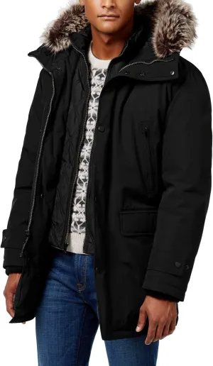 LONDON FOG mens Men's Snorkel Jacket With Bib