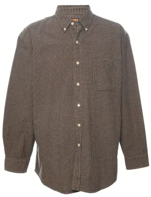 Long Sleeved Denim Shirt - L