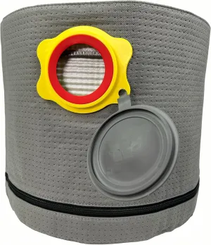 Macam Reusable Dust Bag Compatible with Dewalt and Vacmaster Shop Vacs - 4-16 Gallons Capacity, 1 Pack Vacuum Bag, Filter Bag, Easy emptying (5-6 Gallons)