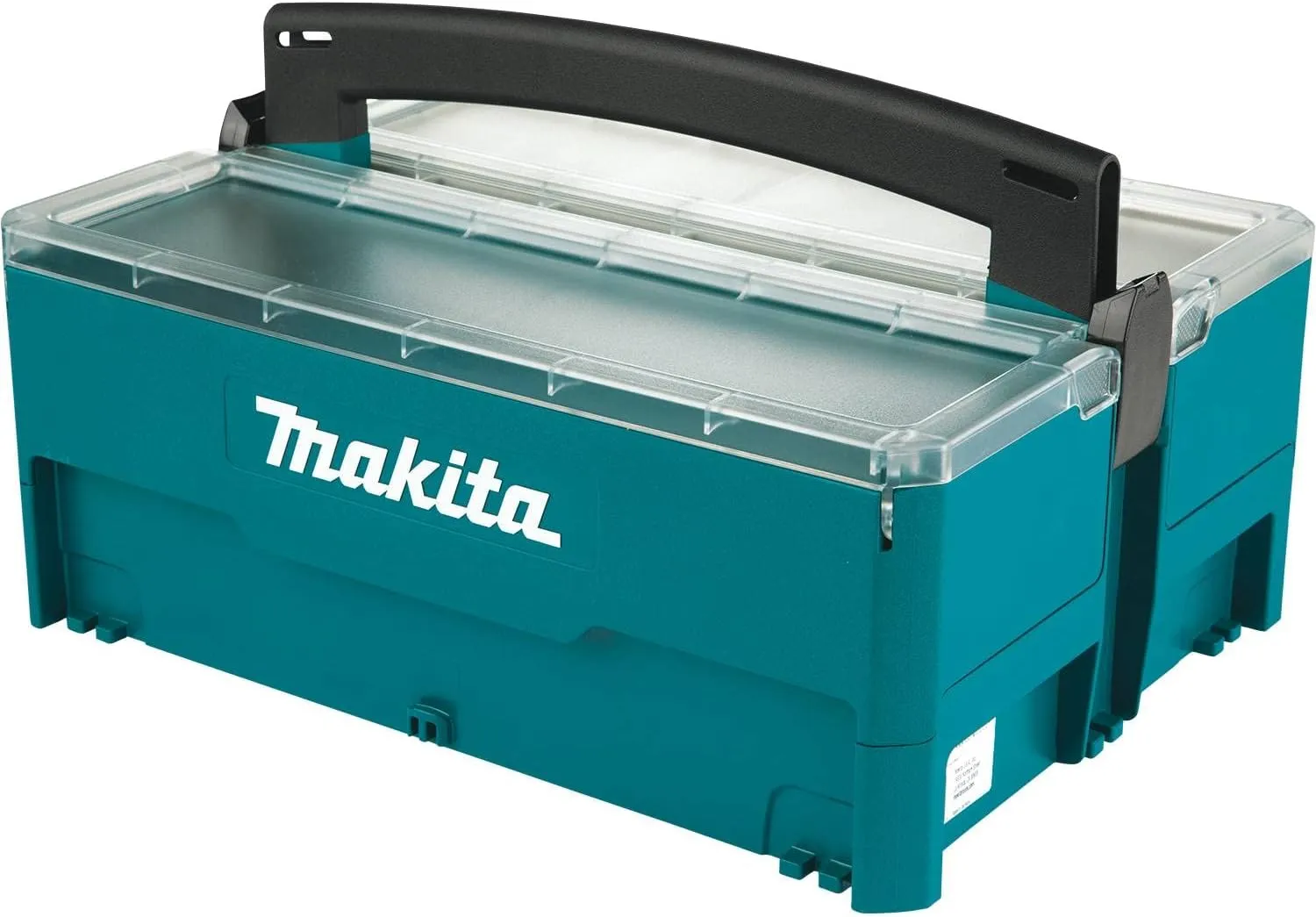 Makita P-84137 MAKPAC Interlocking Storage Box with Inserts, 6-1/2" x 15-1/4" x 11-5/8"