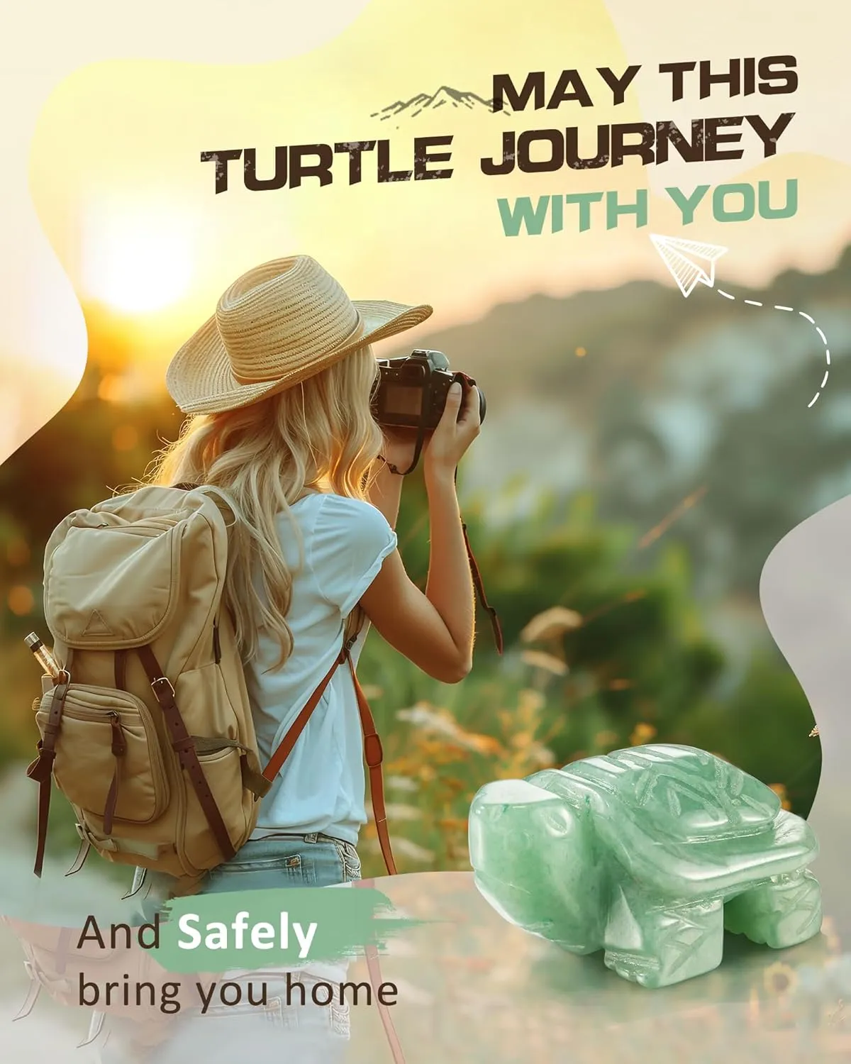 MANVEN Travel, Travel Gifts for Women, Travel Essentials Accessories Jewelry Stuff for Women Men, Jewelry Gifts for People Who Travel A Lot Travelers Turtle