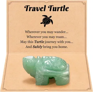 MANVEN Travel, Travel Gifts for Women, Travel Essentials Accessories Jewelry Stuff for Women Men, Jewelry Gifts for People Who Travel A Lot Travelers Turtle