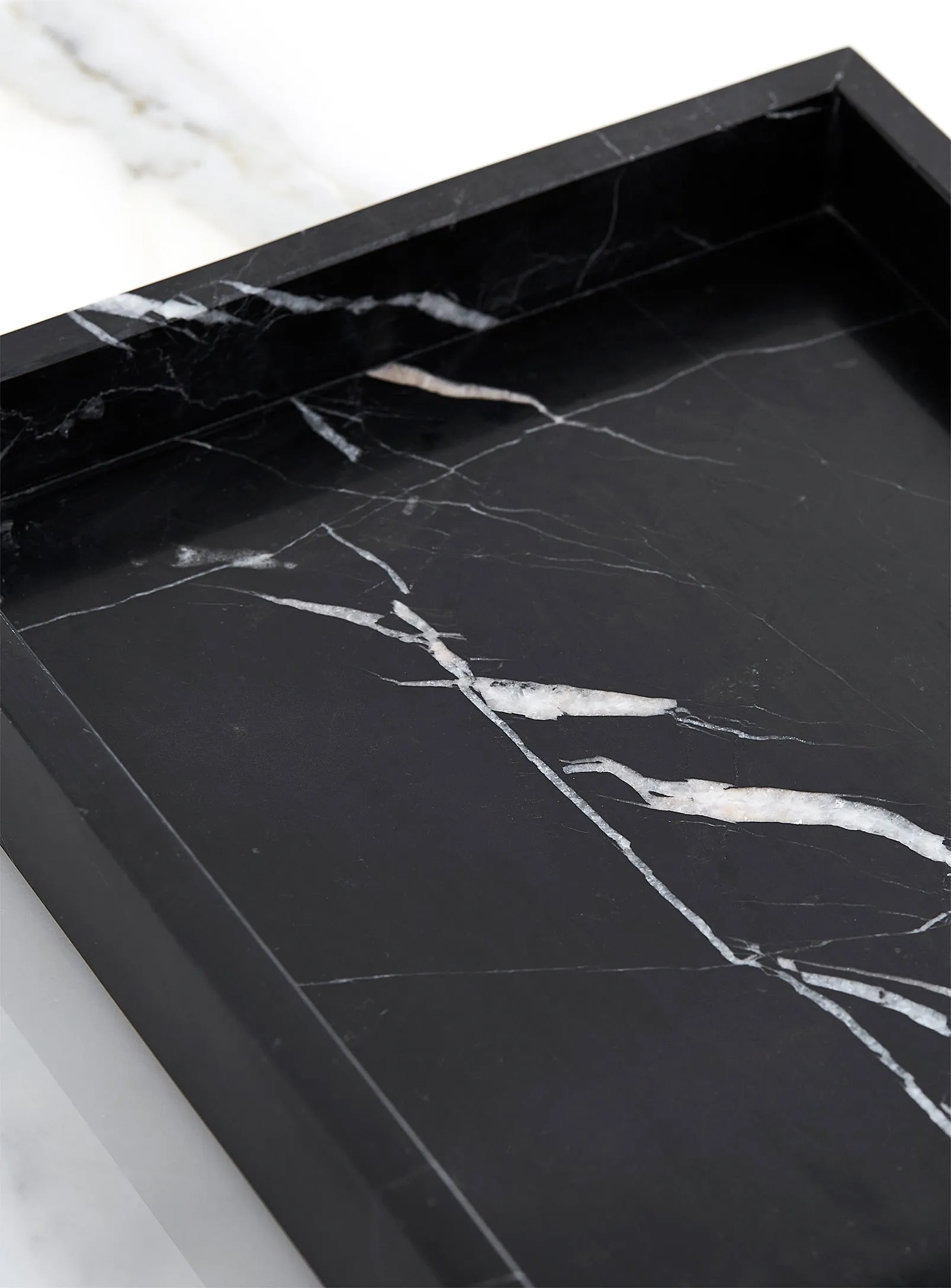 Marble decorative tray