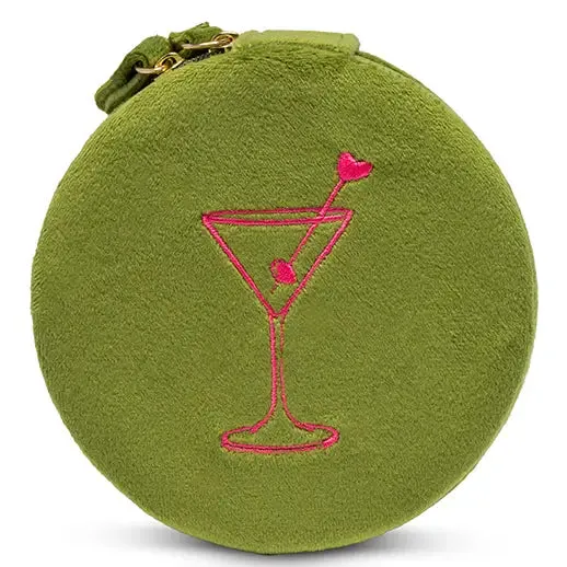Martini Jewlery Zip Case