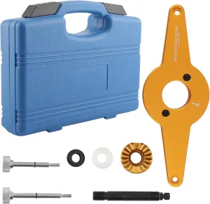 maXpeedingrods Vibration Damper Holding Tool Crankshaft Pulley Removal Shock Absorber for Audi for Seat for Skoda for VW 1.8 2.0 4V TFSi EA888, Replace T10531