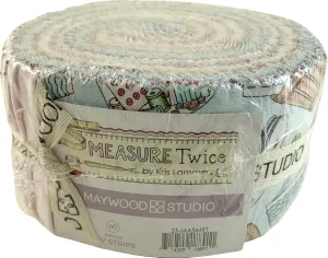Maywood Studio Measure Twice Jelly Roll by Kris Lammers ST-MASMET