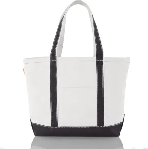 Medium Classic Canvas Tote Bag for Women, Top Zipper Closure, Outer Pocket, Daily Essentials, Groceries, Traveling