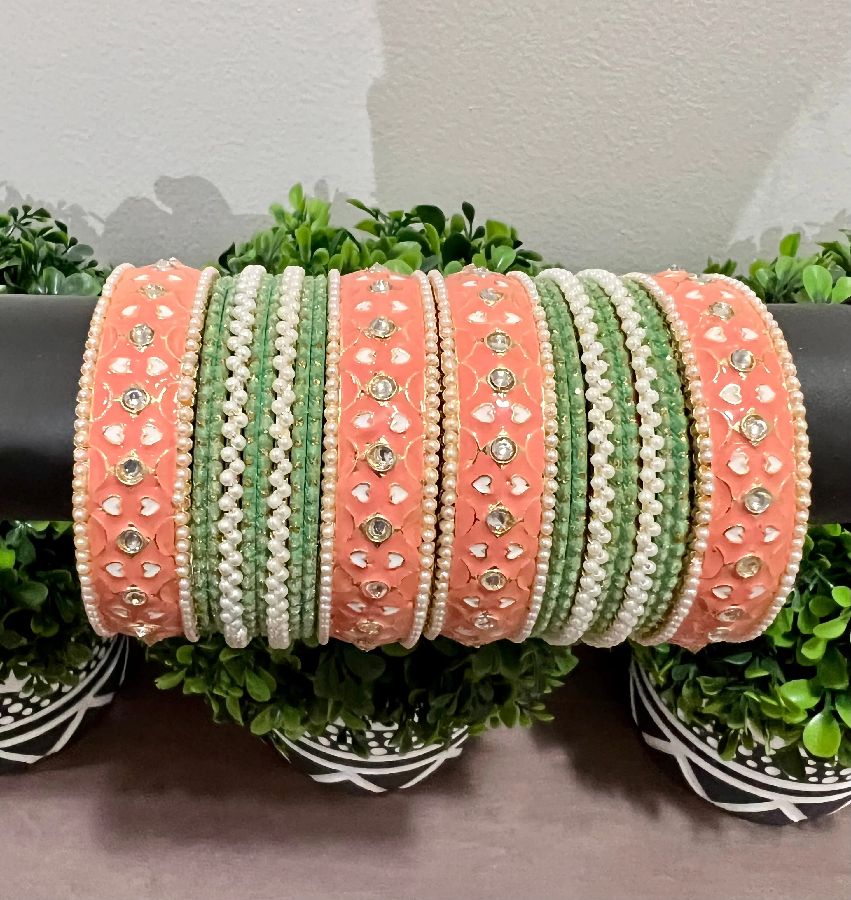 Meenakari Bangles Set