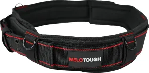MELOTOUGH Padded Tool Belt with D ring for men construction Strong Durable Double Metal Roller Buckle,adjustable waist 44'-53'thick confortable foam padding (XXL)
