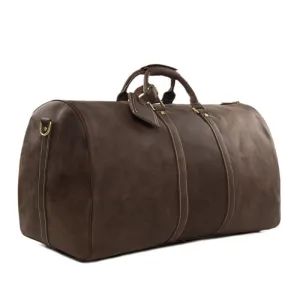 Men Leather Duffle Bags Leather Overnight Bag Gym Bags