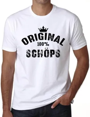 Men's Graphic T-Shirt Original 100% Schöps Eco-Friendly Limited Edition Short Sleeve Tee-Shirt Vintage Birthday Gift Novelty White XS