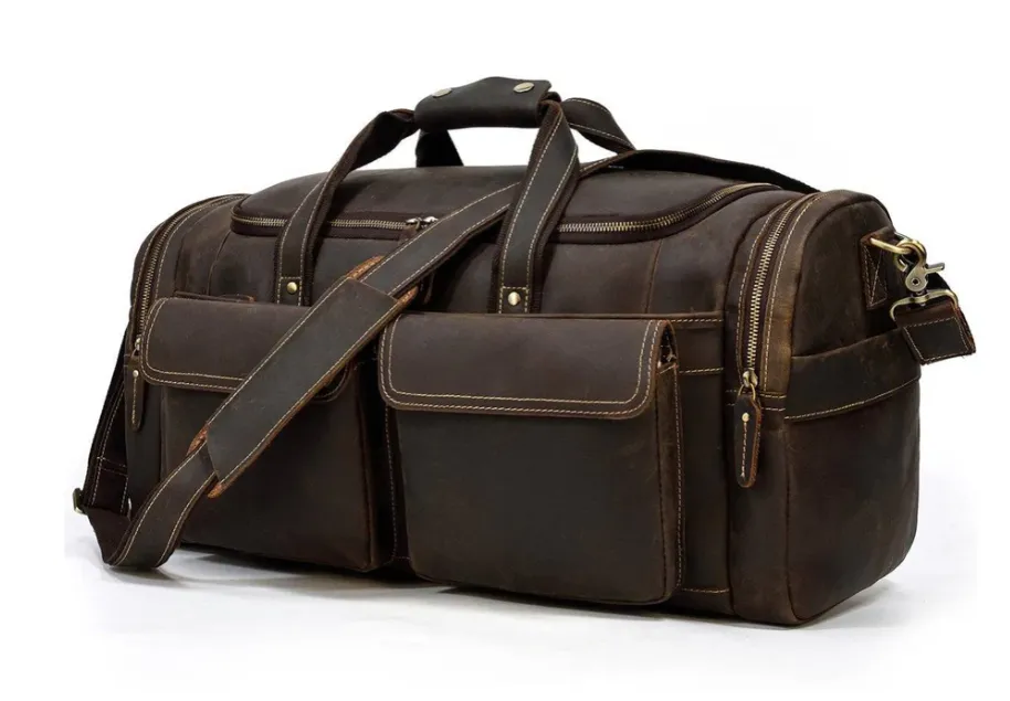 Men's Leather Duffle Bag | Namib Desert