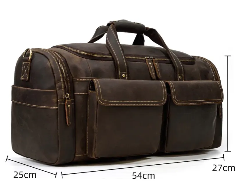 Men's Leather Duffle Bag | Namib Desert