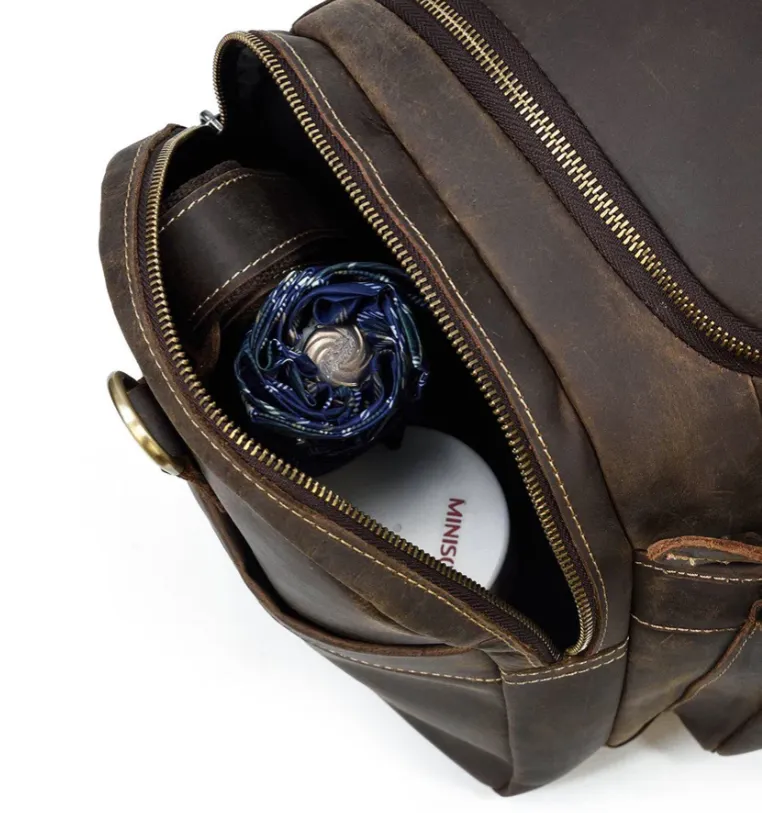 Men's Leather Duffle Bag | Namib Desert