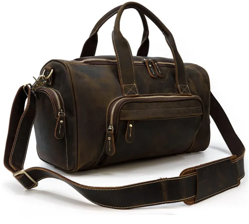 Mens Leather Holdall | Cinque Terre