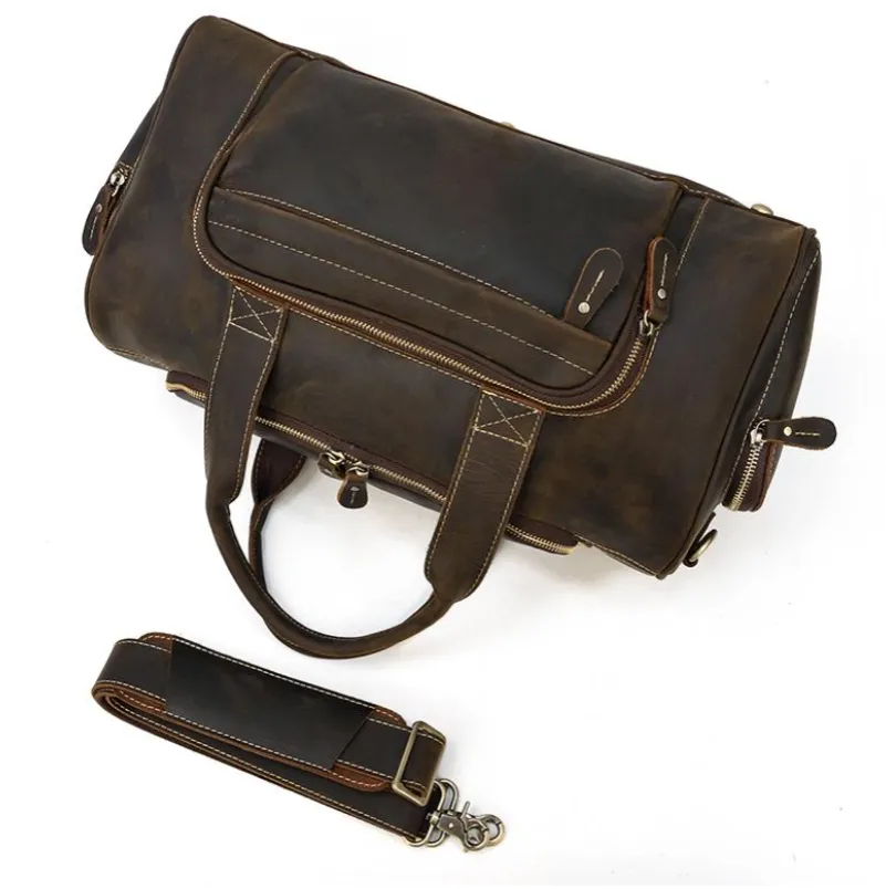 Mens Leather Holdall | Cinque Terre