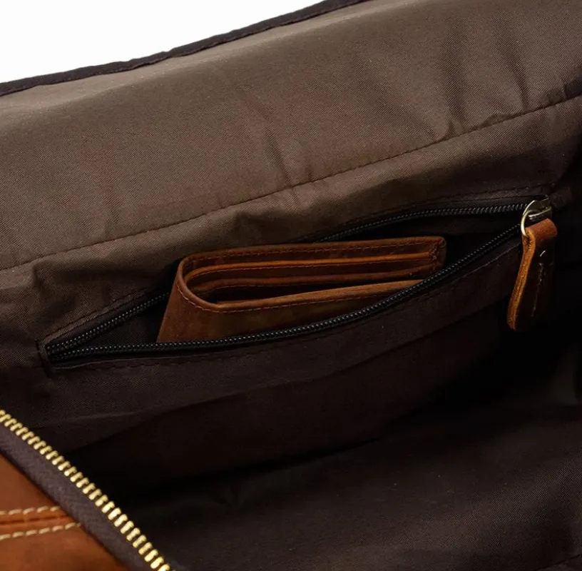 Mens Leather Holdall | Cinque Terre