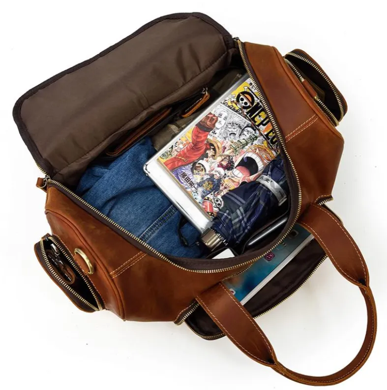 Mens Leather Holdall | Cinque Terre