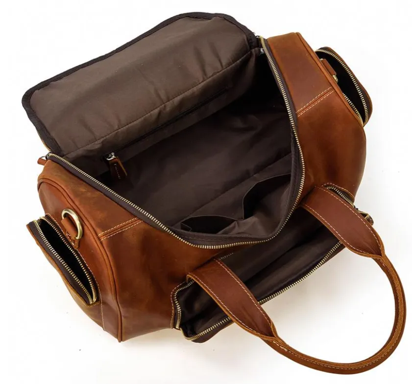 Mens Leather Holdall | Cinque Terre