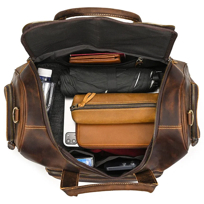 Mens Leather Holdall | Cinque Terre