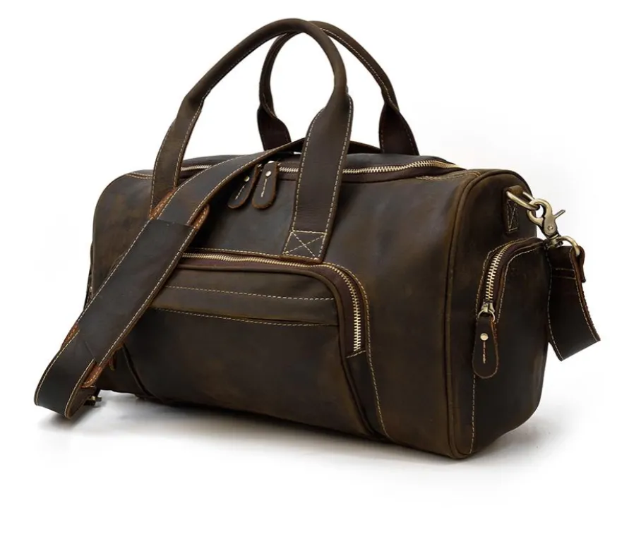 Mens Leather Holdall | Cinque Terre