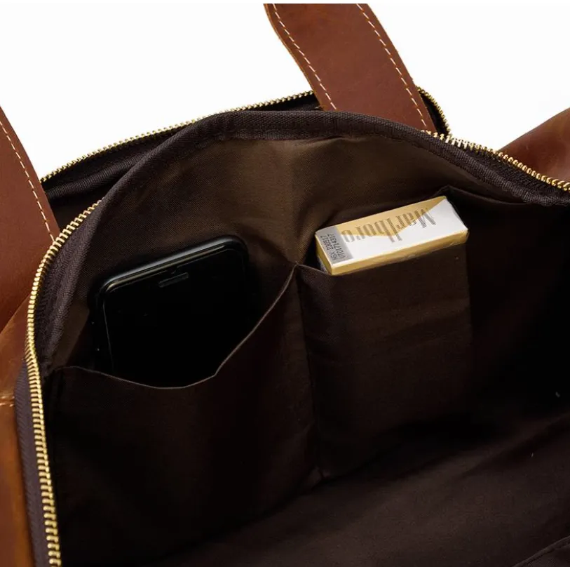 Mens Leather Holdall | Cinque Terre