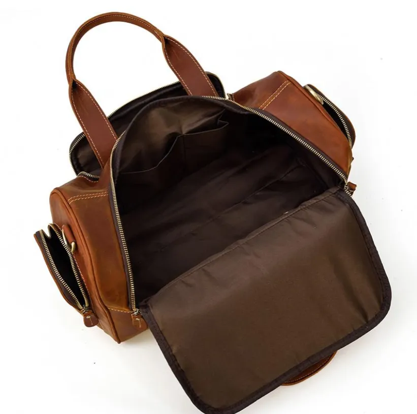 Mens Leather Holdall | Cinque Terre