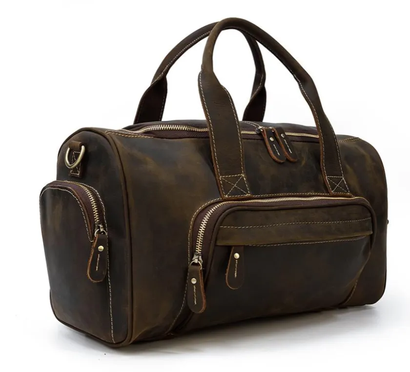 Mens Leather Holdall | Cinque Terre