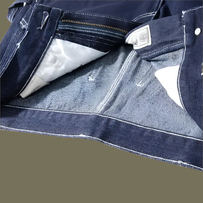 Men's Multi-pocket Striped Jeans