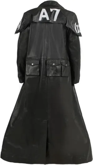 Mens NCR A7 Ranger Cowboy Duster Costume Adult Leather Veteran Ranger Classic Armor Vault Coat Jacket