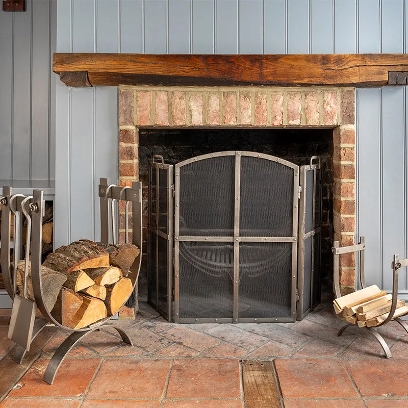 Metal Kindling Holder