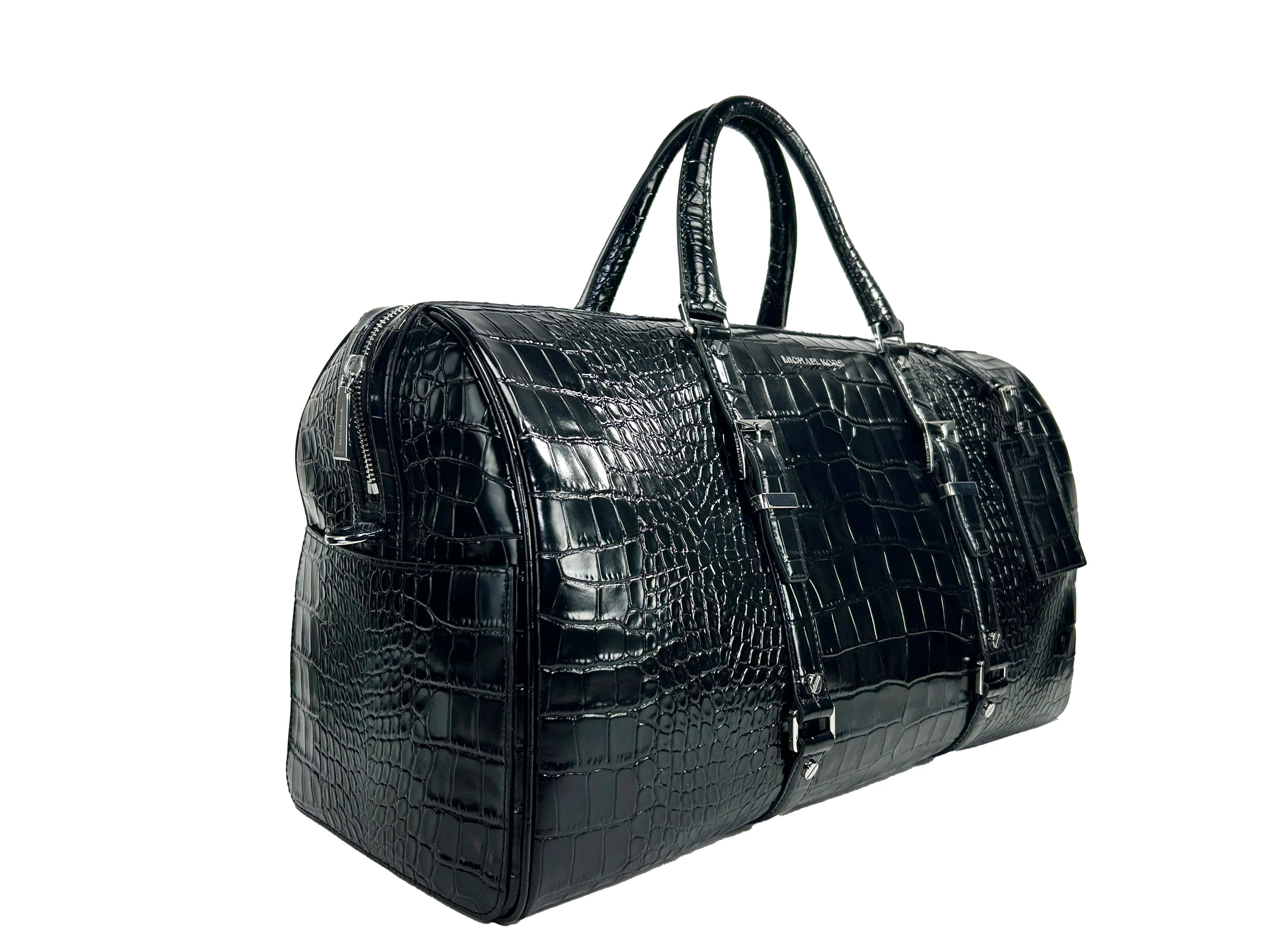 Michael Kors Bedford Travel XL Embossed Duffle Bag Weekender
