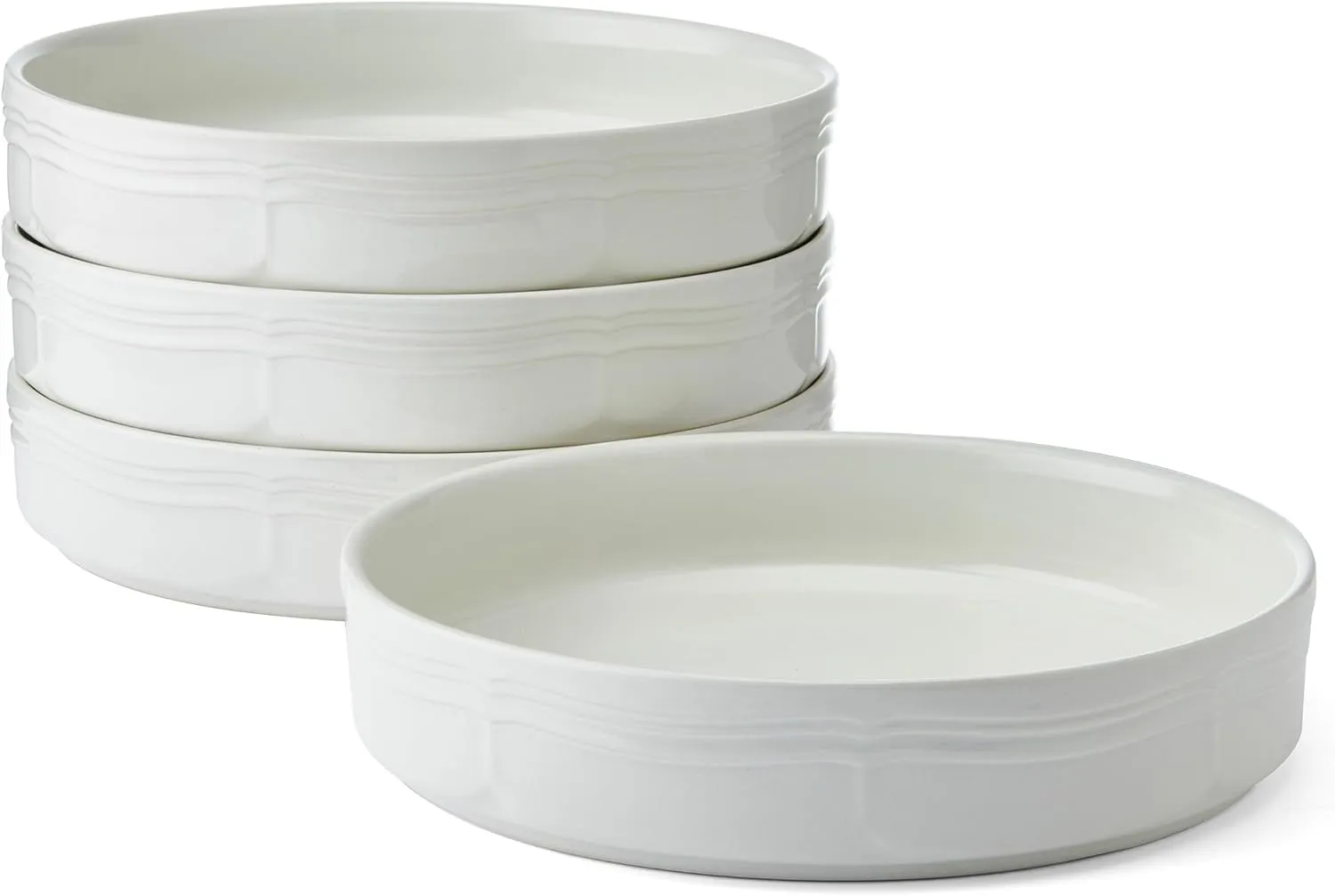 Mikasa French Countryside Pasta Dinner Bowls, Set of 4, 8.5 Inch