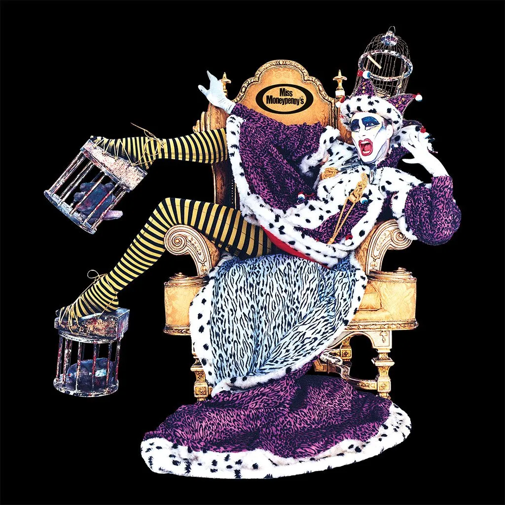 Miss Moneypenny's Clown Logo Woven Tote Bag