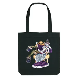 Miss Moneypenny's Clown Logo Woven Tote Bag