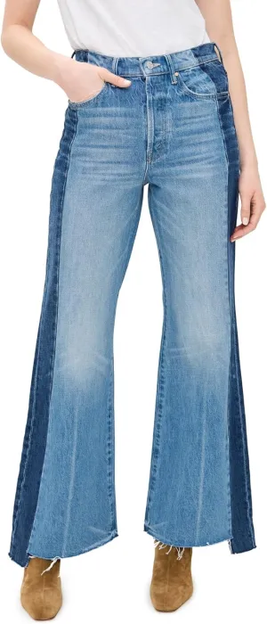MOTHER Women's The Tux Sidestepper Sneak Fray Jeans