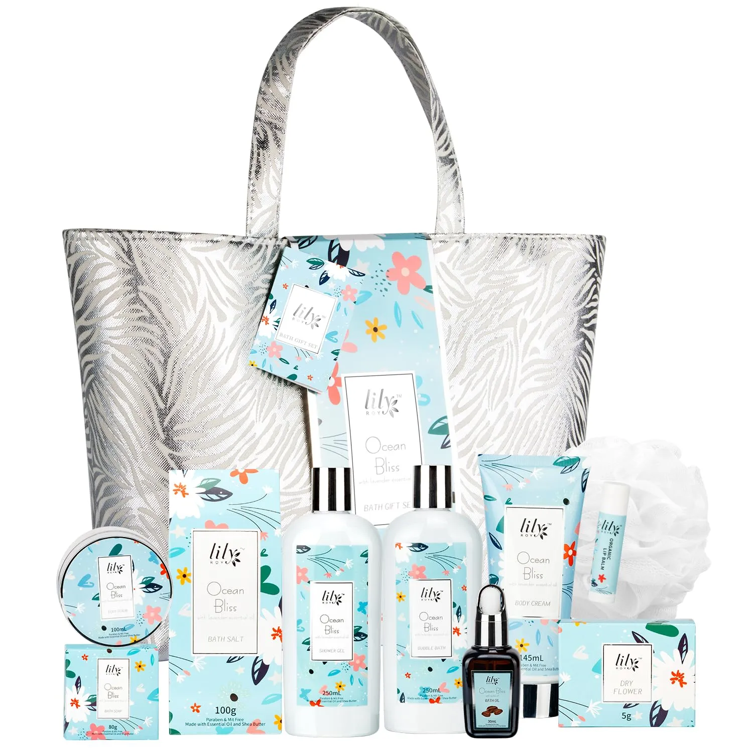 Mothers Day Gift for Mom - XXXL Bag Spa Gift Set for Women Luxury Bath and Body Gift Bag Set for Women Spa Kit Pampering Gifts for Her Christmas Birthday Gifts Spa Bath Gift Set with Shower Gel