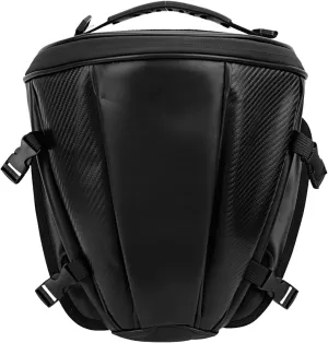 Motorcycle Seat Bag Tail Bag, Motorcycle Backseat Bag Waterproof Storage Saddle Bag Carry Bag Motorbike Rear Seat Bag Handbag, Black