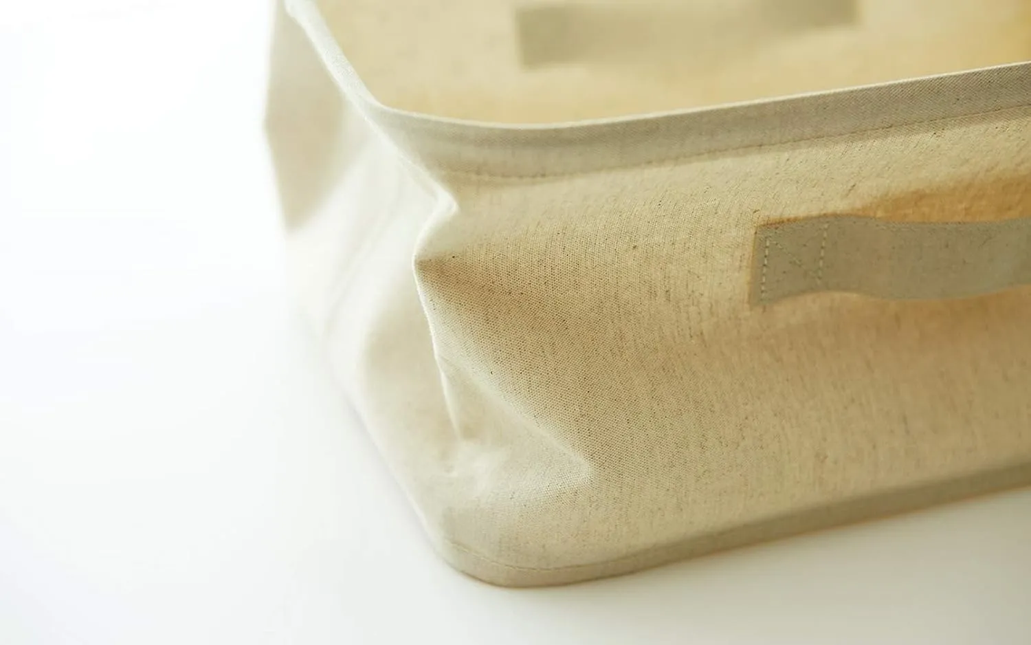 MUJI Cotton Linen Polyester Soft Rectangle Storage Box, Large