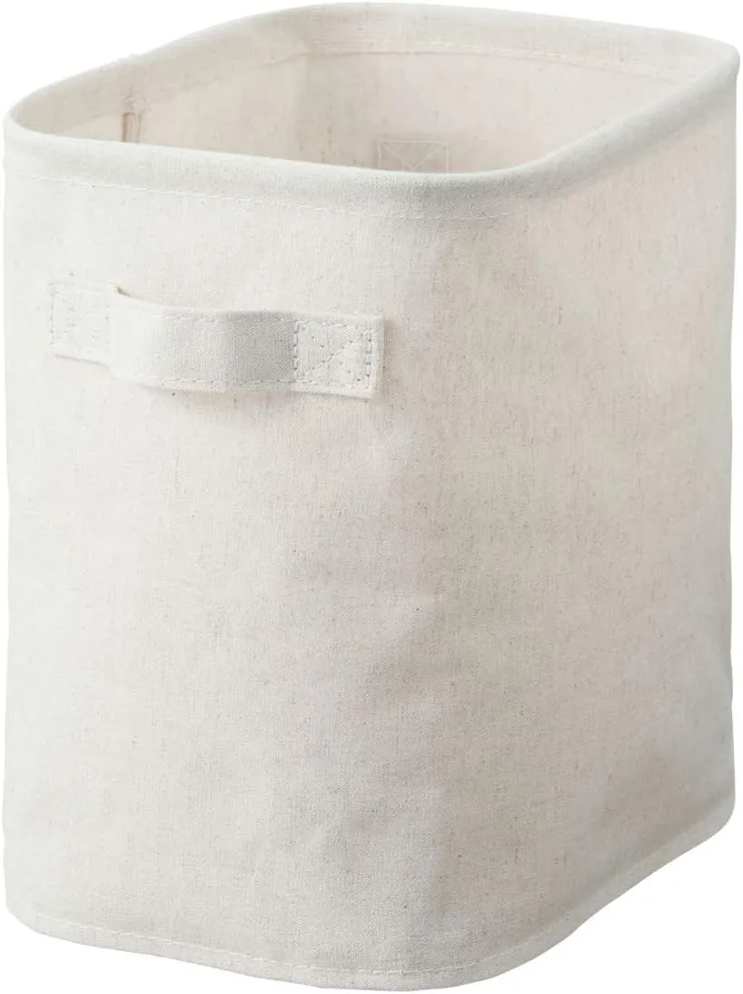 MUJI KGC71A7A Linen Storage Bag, ys/m, White