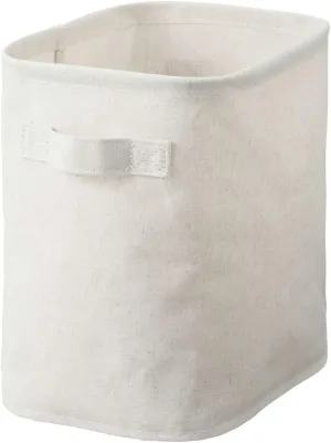 MUJI KGC71A7A Linen Storage Bag, ys/m, White