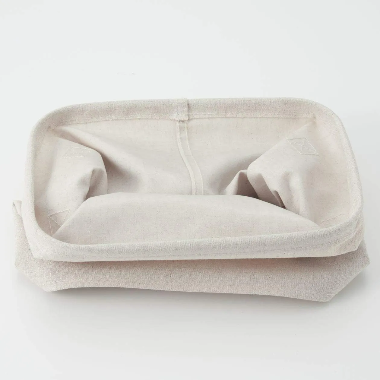 MUJI KGC71A7A Linen Storage Bag, ys/m, White