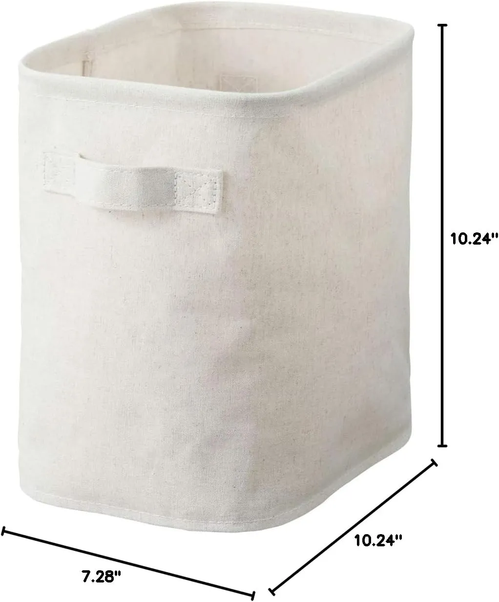 MUJI KGC71A7A Linen Storage Bag, ys/m, White