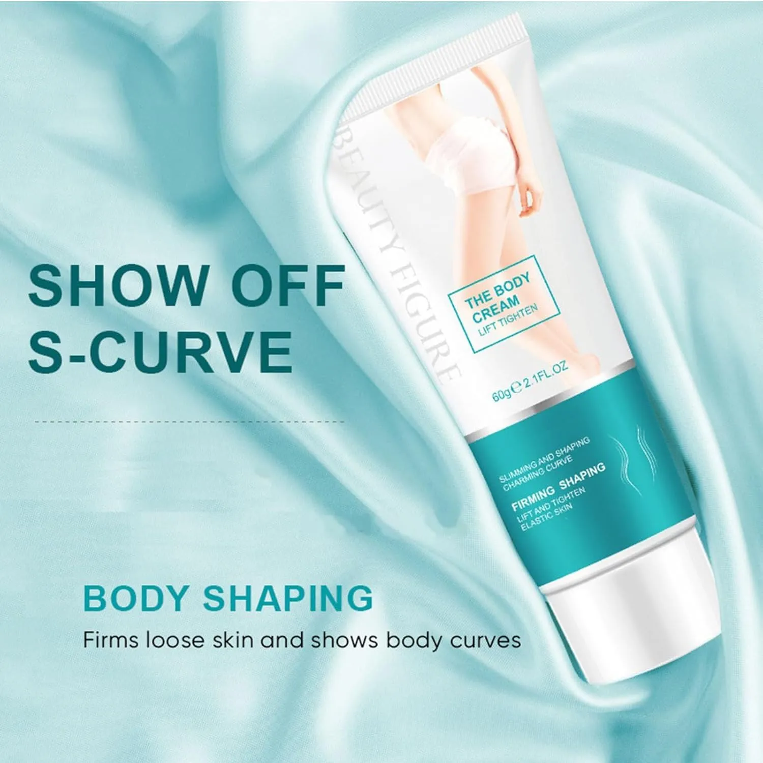 Multi Effect Body Massage Cream, 60g Beauty Figure Body Massage Cream, Multieffect Body Massage Cream Beaut Figure, Skin Tightening Cream Firming Lotion Body Moisturizer Lifts (2PC)