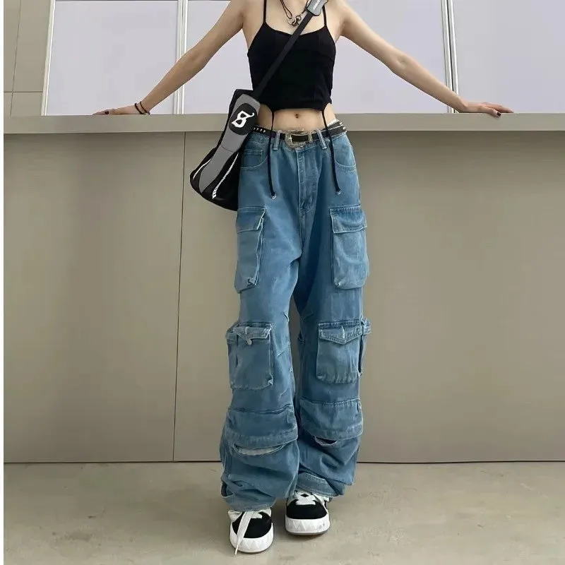 Multi Pocket Denim Workwear
