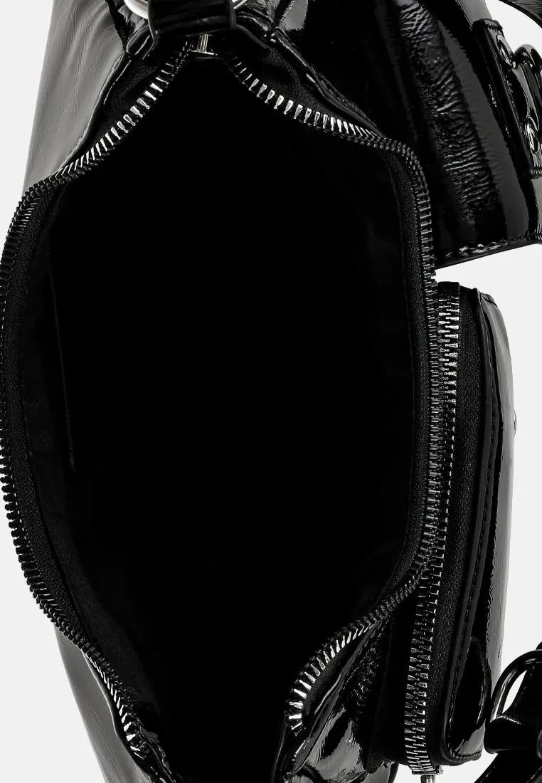 Multi-Pouch Pocket Shoulder Bag by RUW
