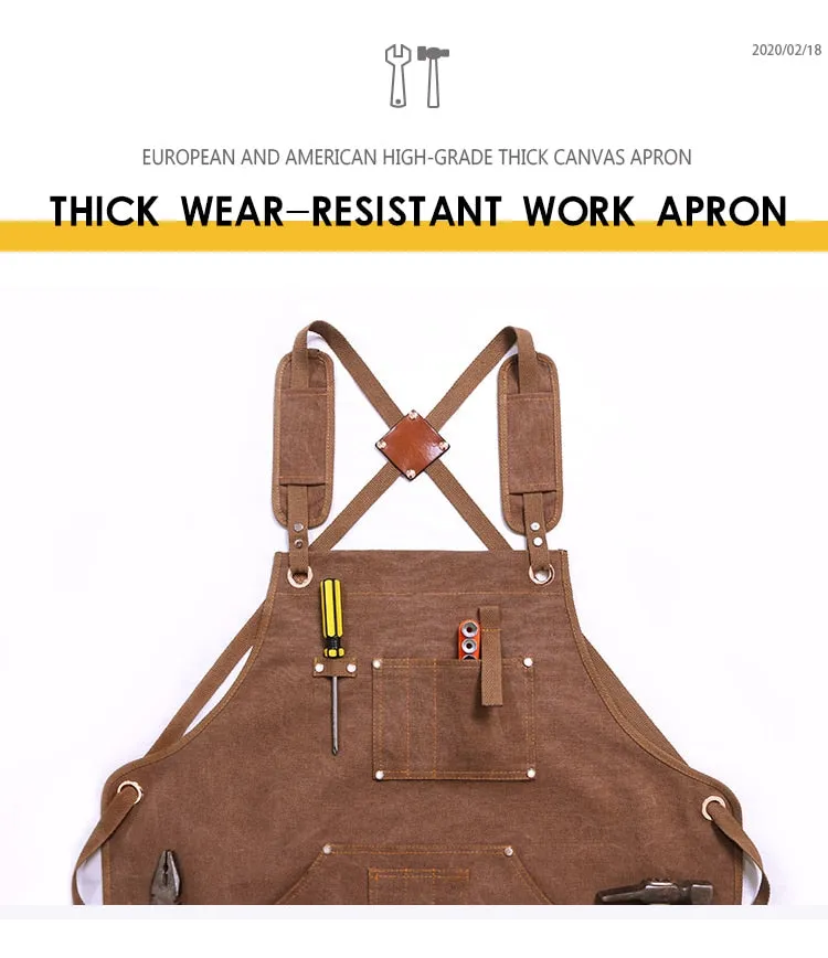Multifunctional Heavy Duty Woodwork Tool Apron